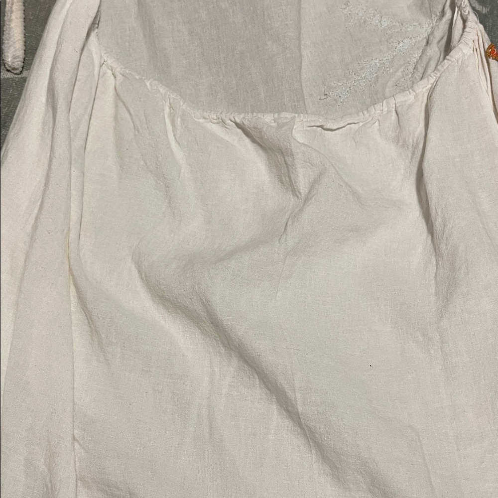 ANTHROPOLOGIE CELANDINE STRAPLESS CUTOUT LINEN DRESS - Picture 7 of 7